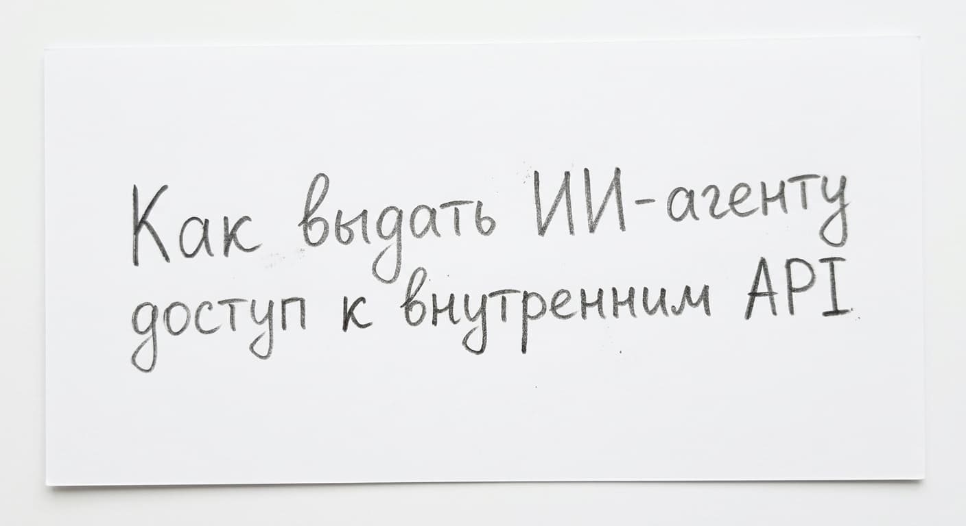Как выдать ИИ‑агенту доступ к внутренним API через MCP. Что спросит служба безопасности
