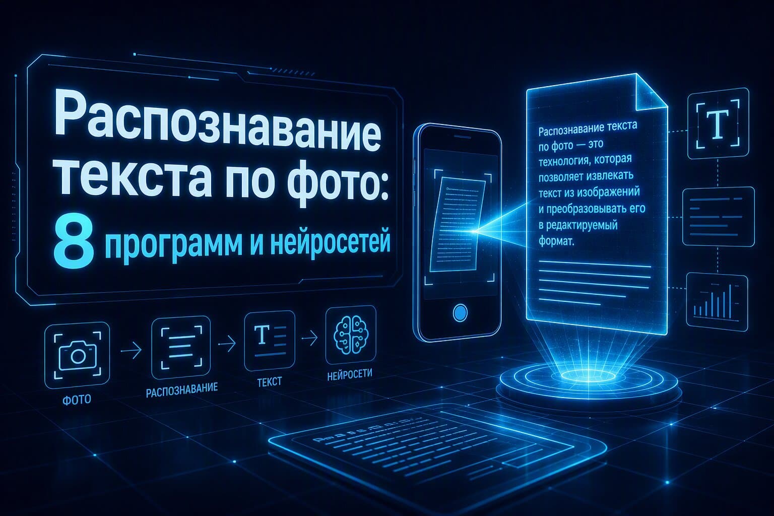 Распознавание текста по фото: 8 программ и нейросетей