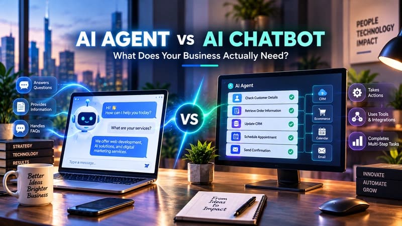 AI-агент против AI-чат-бота: в чем разница и какой из них нужен вашему бизнесу?